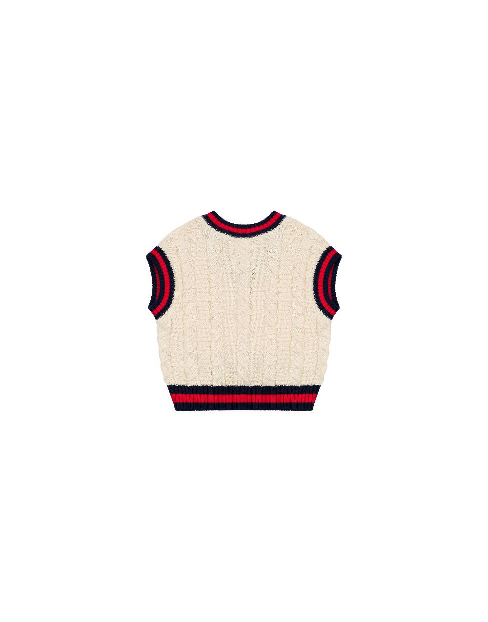 Philosophy Di Lorenzo Serafini Kids Gilet In Maglia Con Patch 'doppia P'