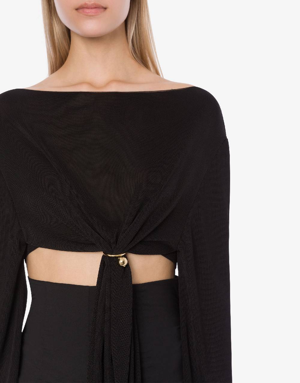 Philosophy Di Lorenzo Serafini Maglia Crop Con Piercing