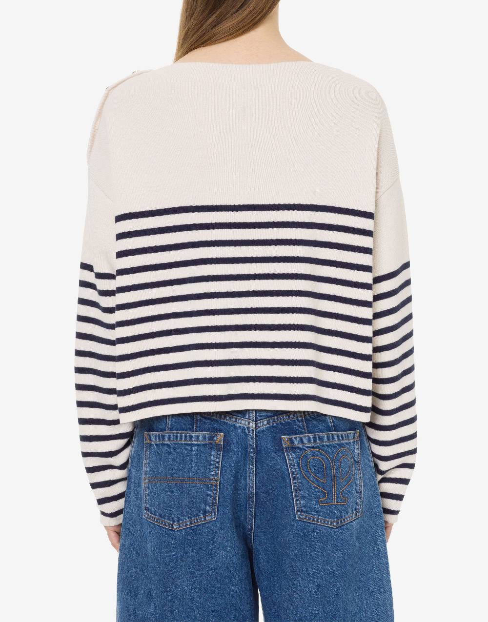 Philosophy Di Lorenzo Serafini Maglione In Lana E Cotone Con Logo