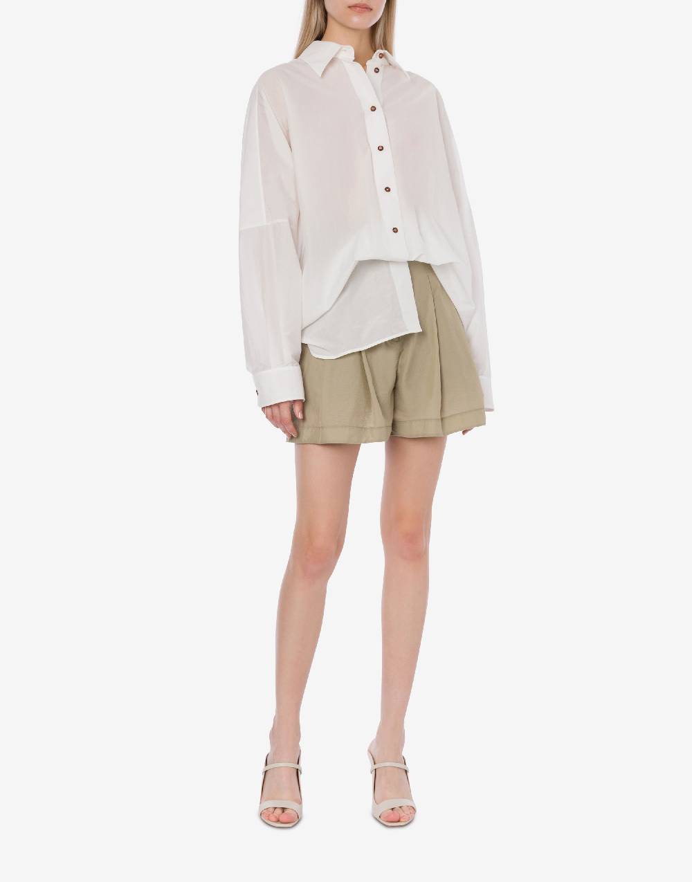 Philosophy Di Lorenzo Serafini Maxi Camicia In Nylon