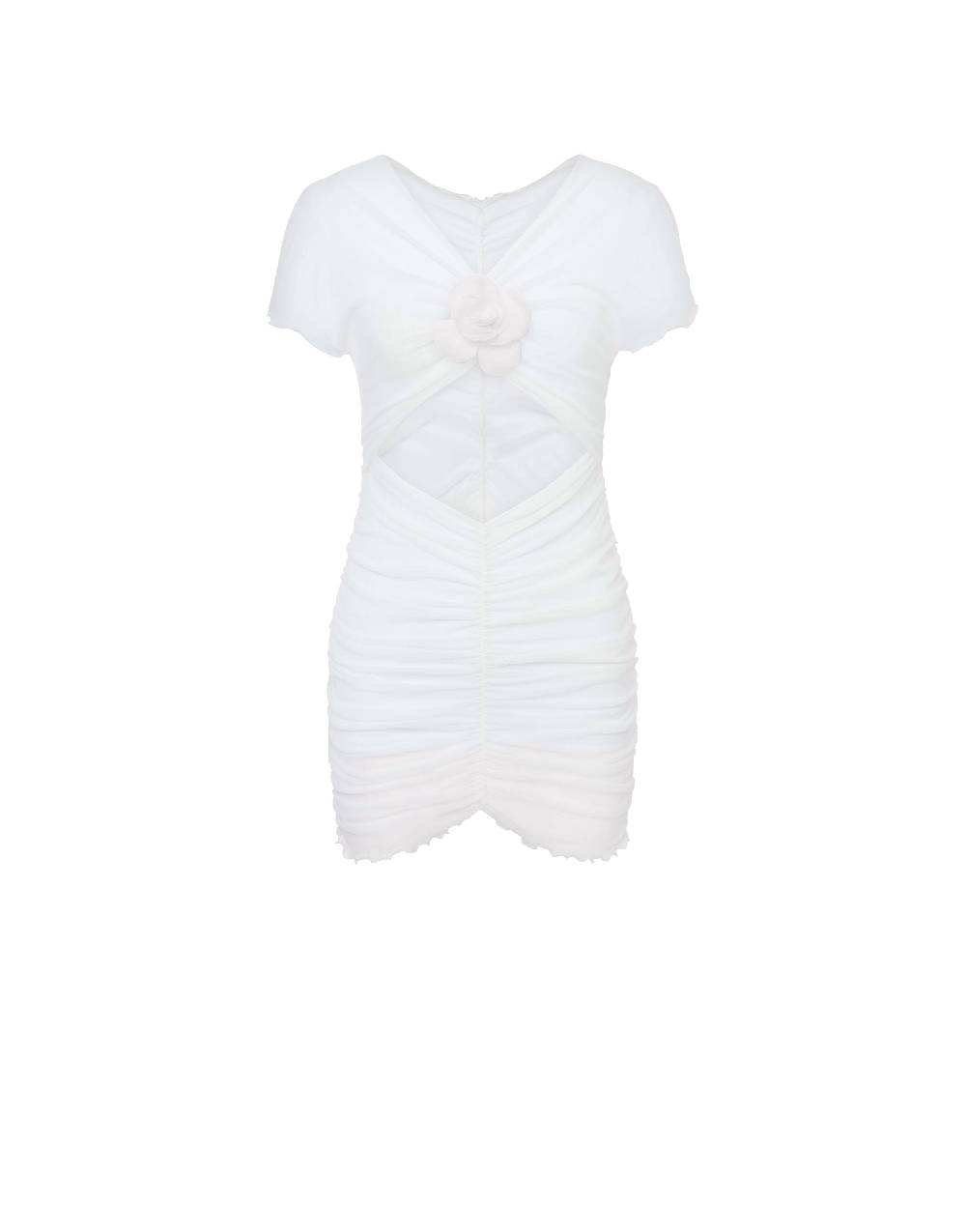 Philosophy Di Lorenzo Serafini Minidress Beachwear In Tulle Stretch