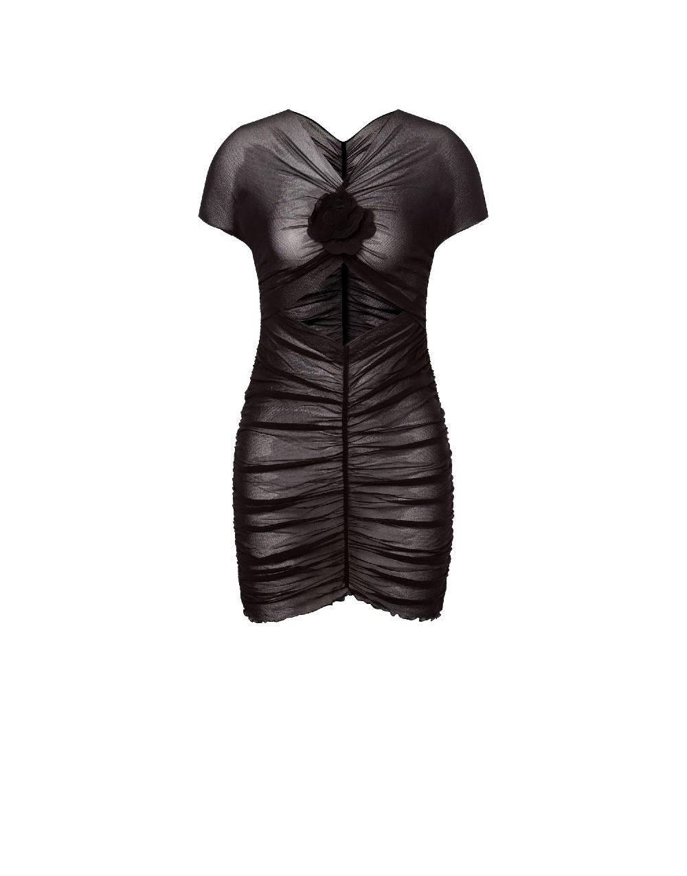 Philosophy Di Lorenzo Serafini Minidress Beachwear In Tulle Stretch
