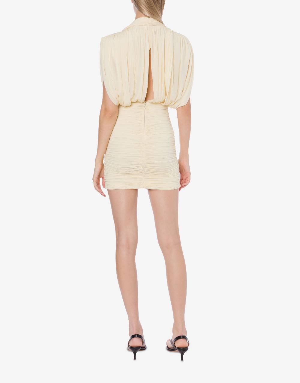 Philosophy Di Lorenzo Serafini Minidress In Jersey Drappeggiato