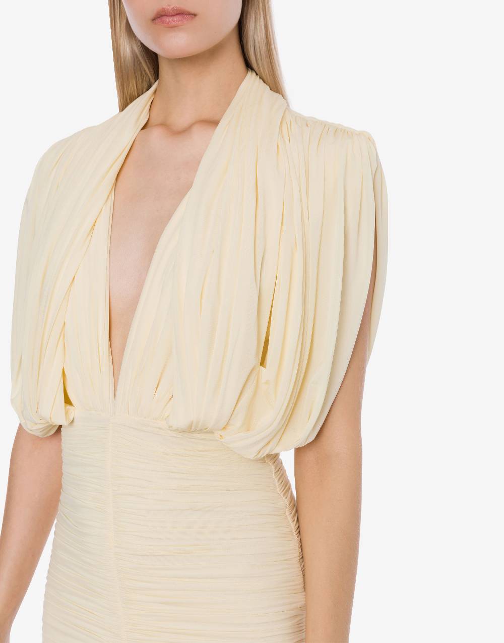 Philosophy Di Lorenzo Serafini Minidress In Jersey Drappeggiato