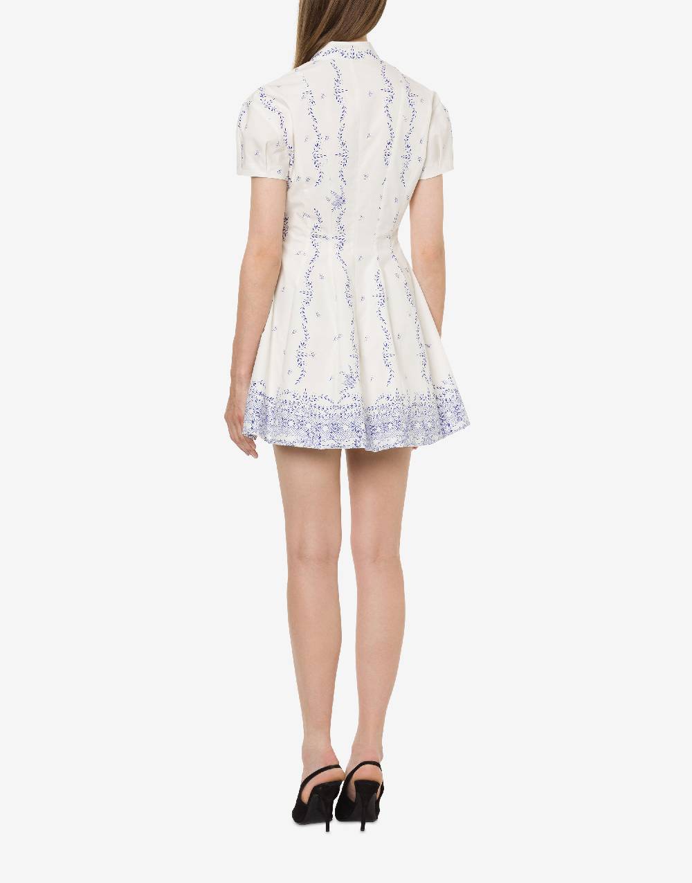 Philosophy Di Lorenzo Serafini Minidress In Popeline Stampato