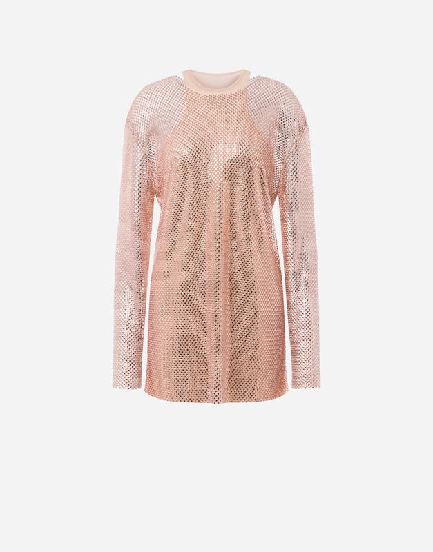 Philosophy Di Lorenzo Serafini Minidress in rete strass