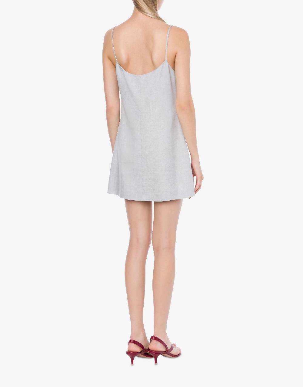 Philosophy Di Lorenzo Serafini Minidress In Tela Misto Lino