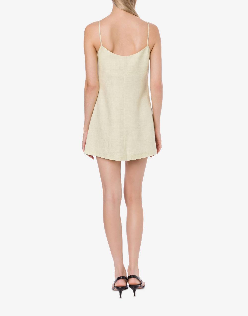 Philosophy Di Lorenzo Serafini Minidress In Tela Misto Lino