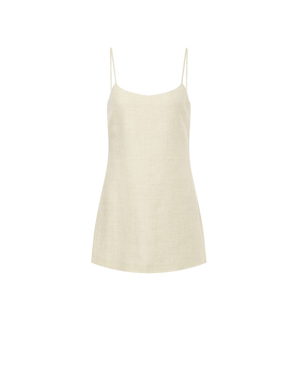 Philosophy Di Lorenzo Serafini Minidress In Tela Misto Lino