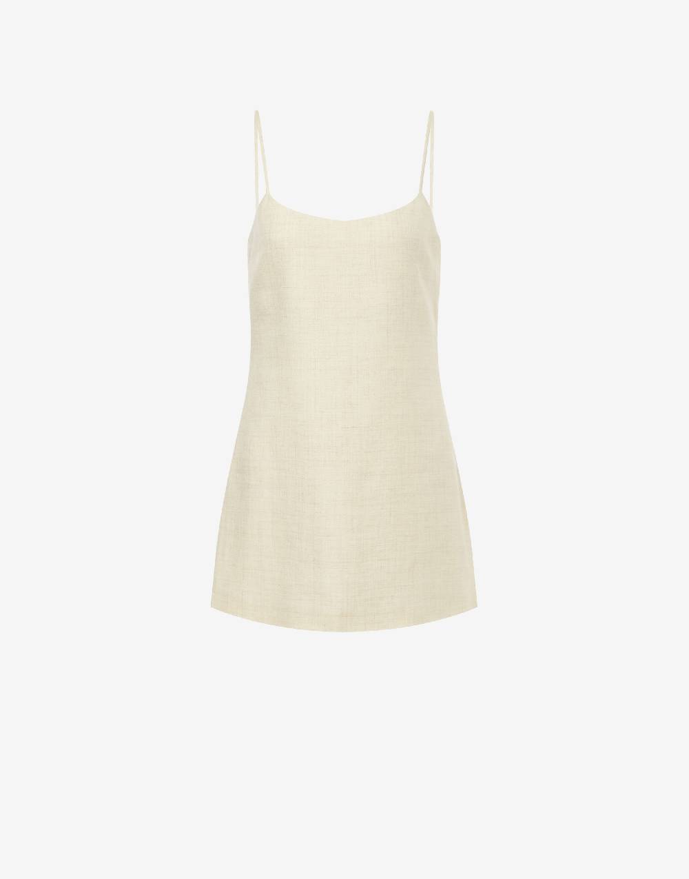 Philosophy Di Lorenzo Serafini Minidress in tela misto lino