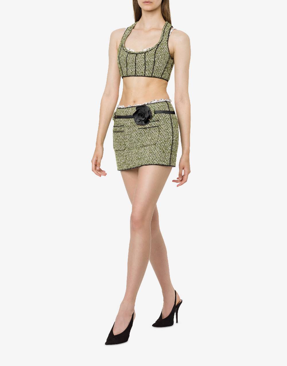 Philosophy Di Lorenzo Serafini Minigonna In Stuoia Bouclé