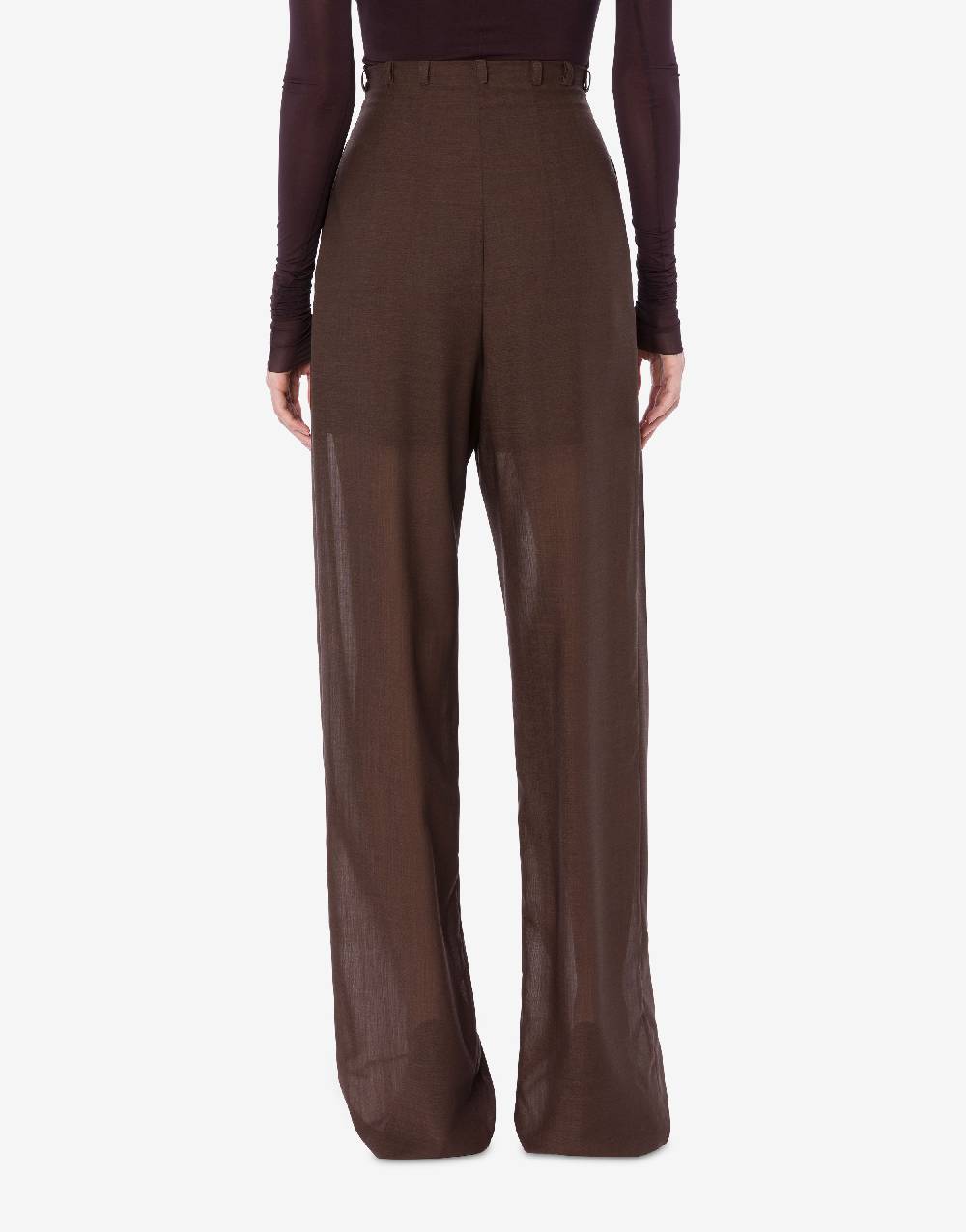 Philosophy Di Lorenzo Serafini Pantalone Ampio In Voile Di Lana