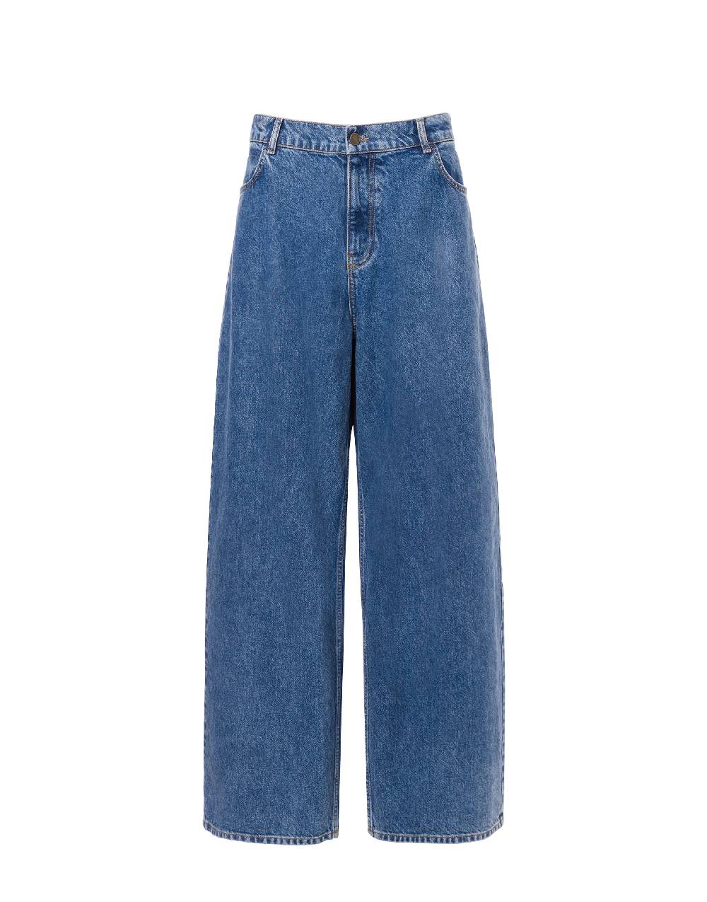 Philosophy Di Lorenzo Serafini Pantalone Oversize In Denim