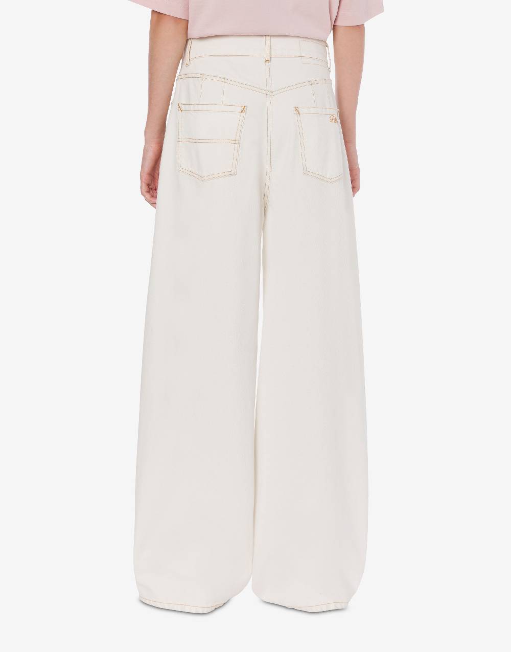 Philosophy Di Lorenzo Serafini Pantalone Oversize In Denim Bleach