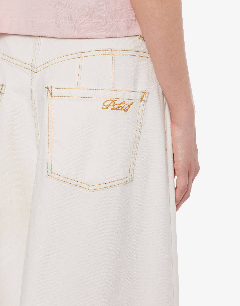 Philosophy Di Lorenzo Serafini Pantalone Oversize In Denim Bleach