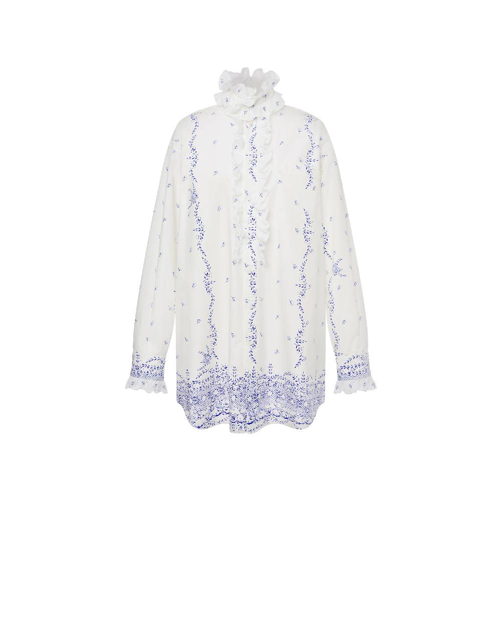 Philosophy Di Lorenzo Serafini Shirt Dress In Popeline Stampato