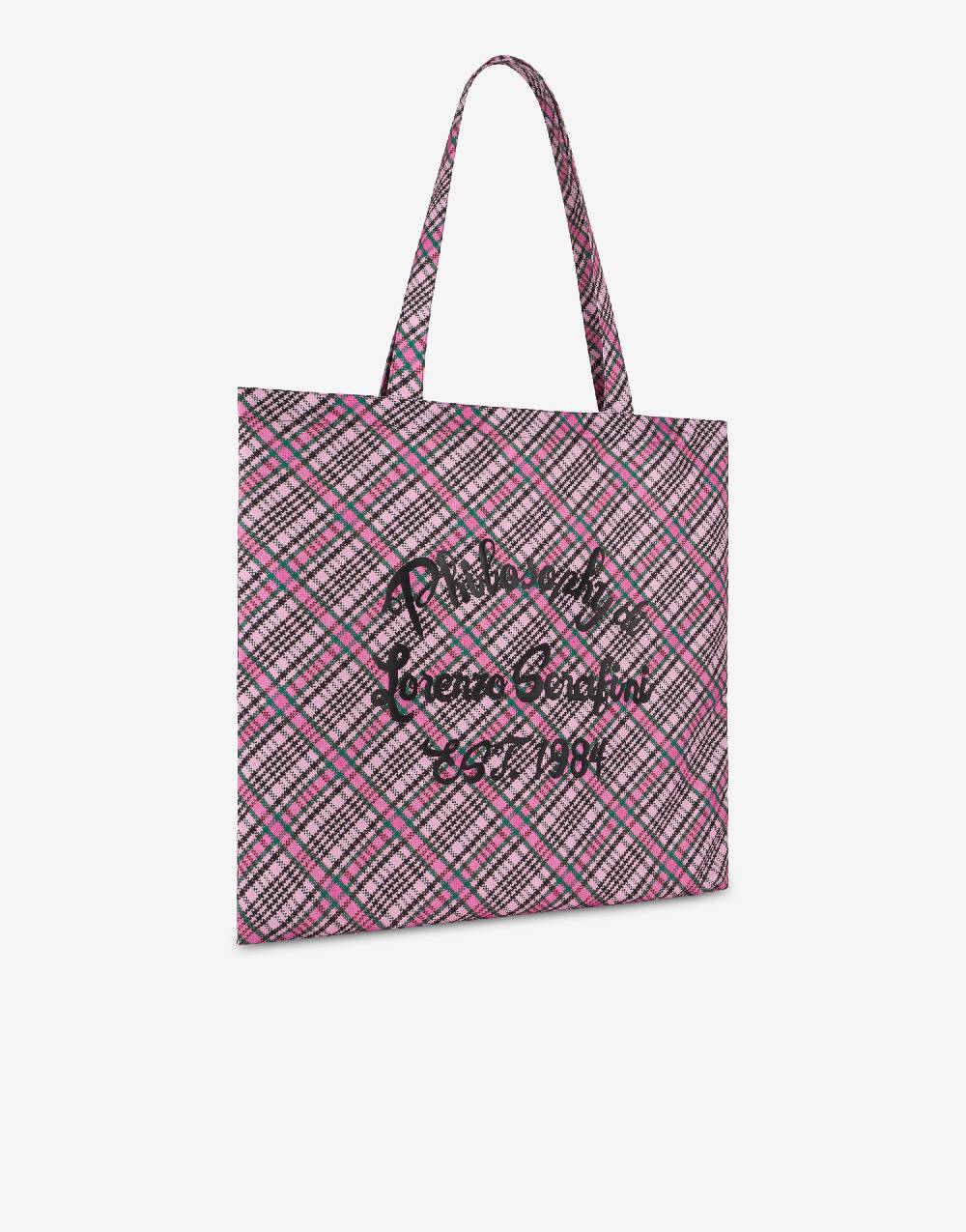 Philosophy Di Lorenzo Serafini Shopper Beachwear Con Stampa Check