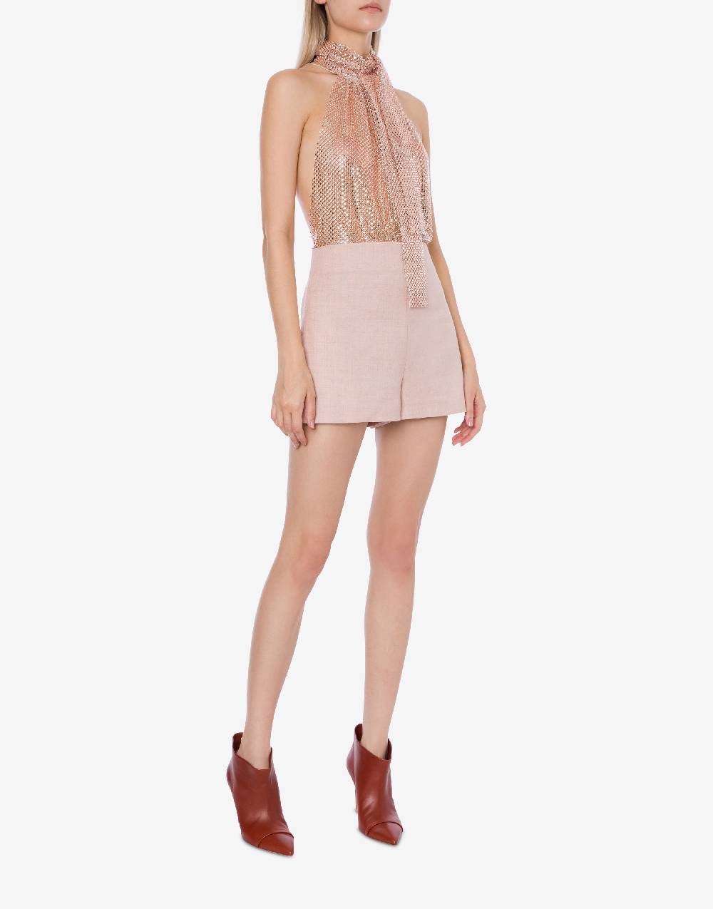 Philosophy Di Lorenzo Serafini Short In Tela Di Misto Lino