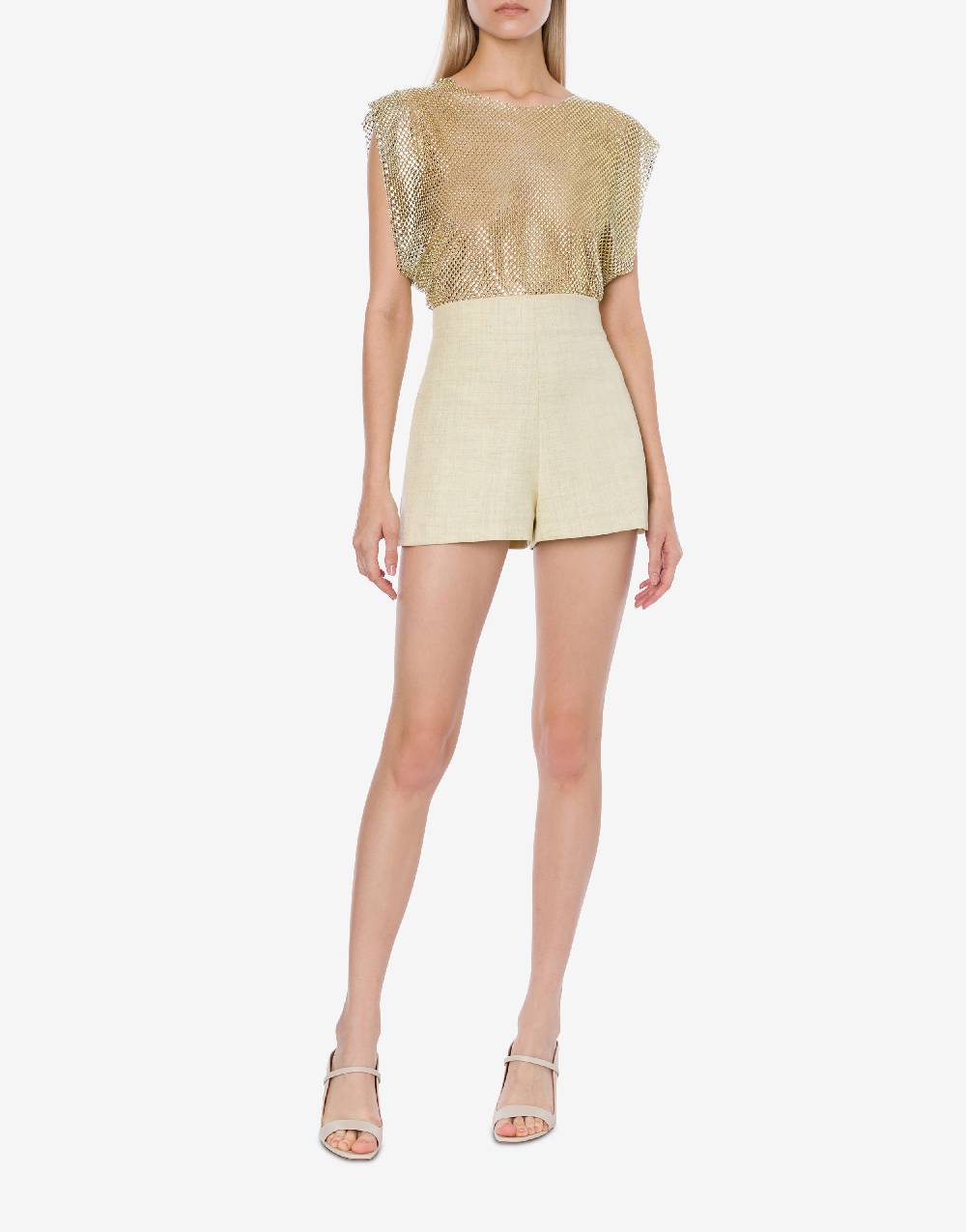 Philosophy Di Lorenzo Serafini Short In Tela Di Misto Lino