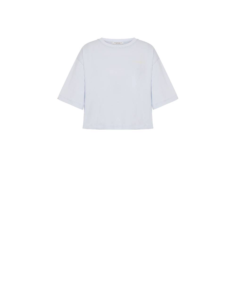 Philosophy Di Lorenzo Serafini T-shirt Crop In Jersey Con Logo