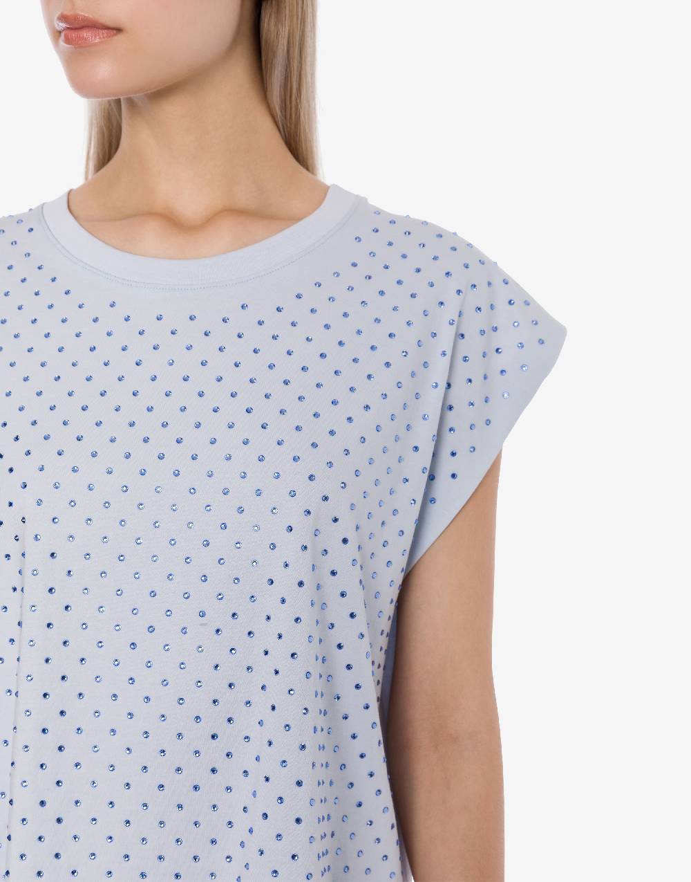 Philosophy Di Lorenzo Serafini T-shirt In Jersey Con Strass