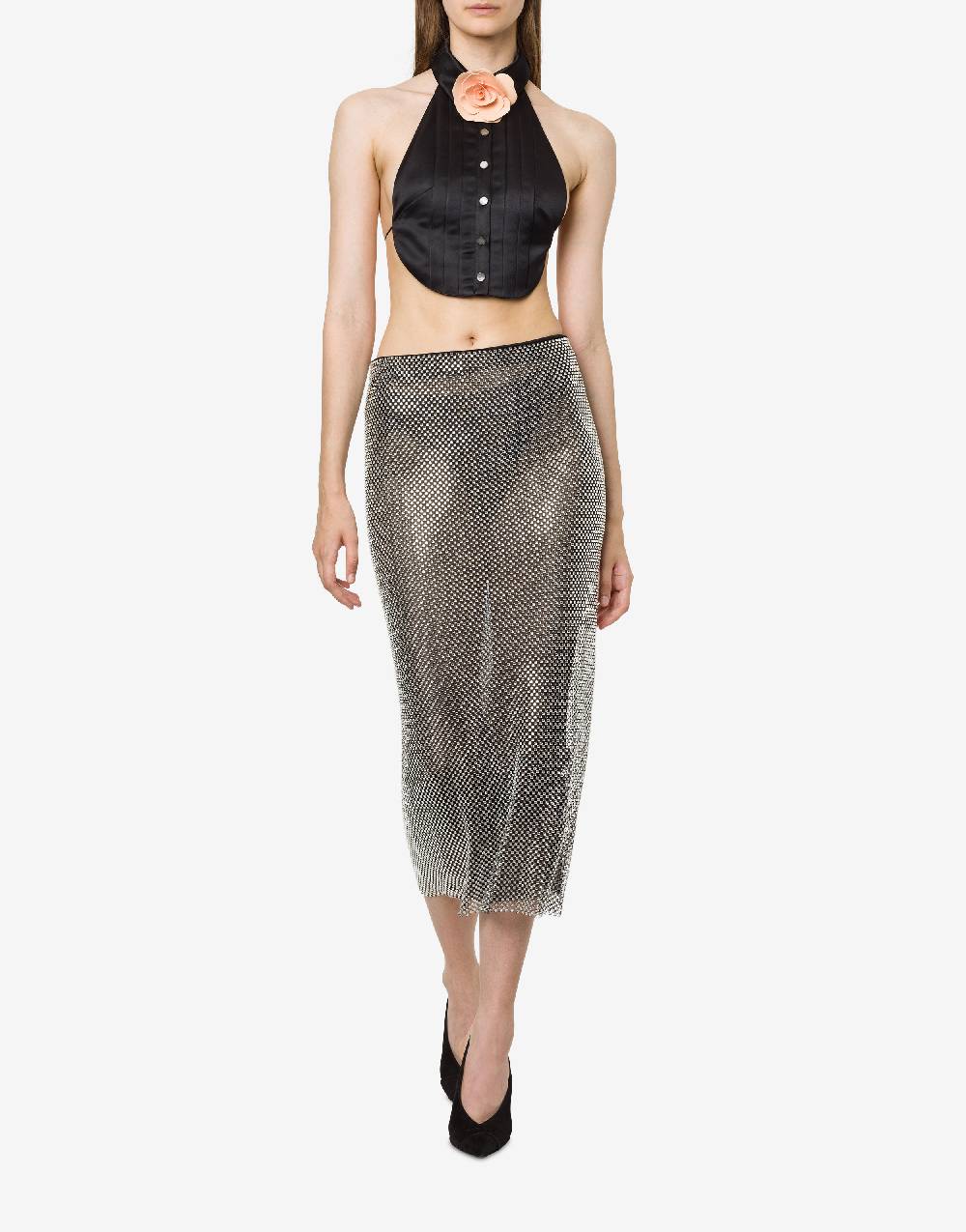 Philosophy Di Lorenzo Serafini Top Crop In Duchesse