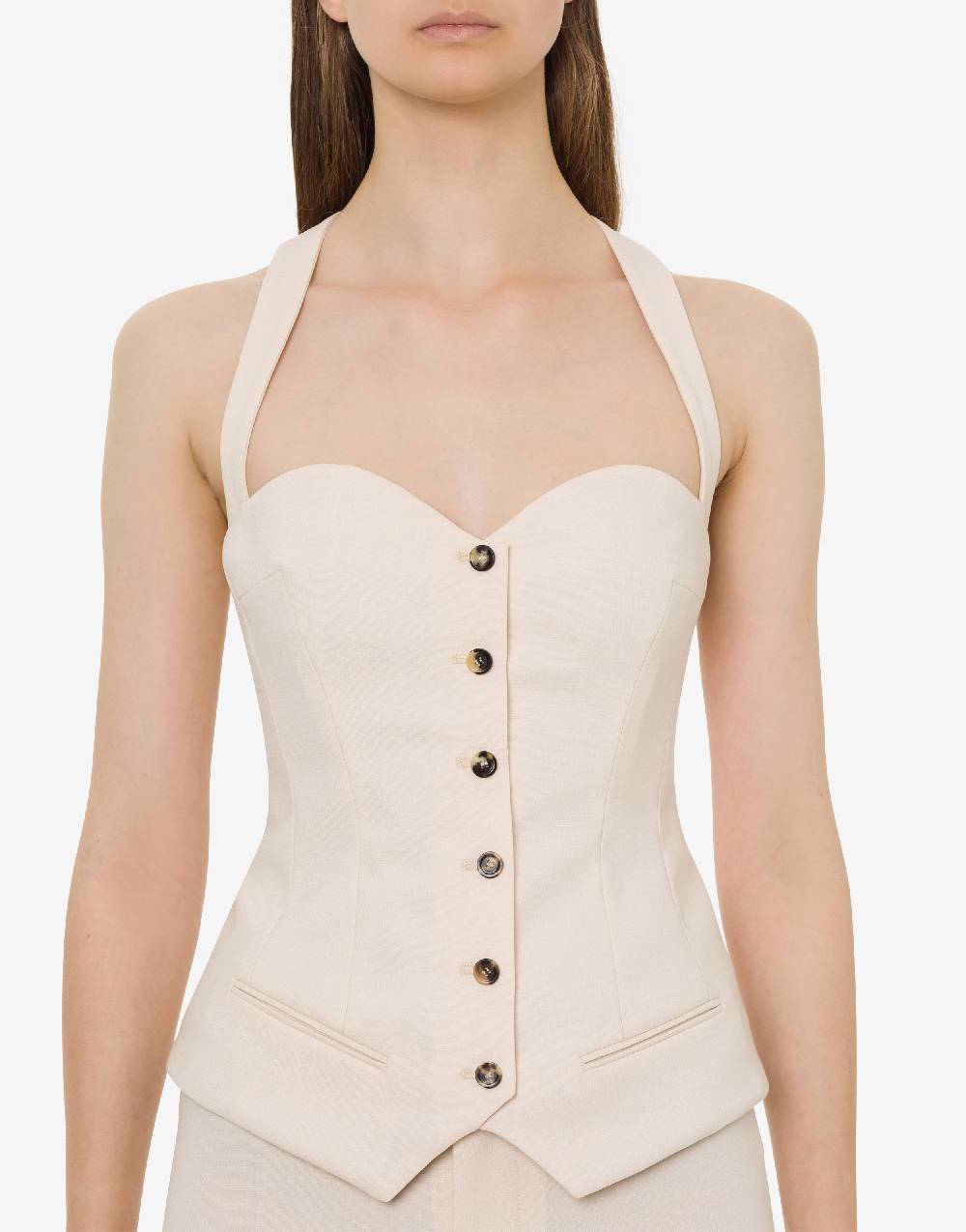 Philosophy Di Lorenzo Serafini Top In Lana Leggera Stretch