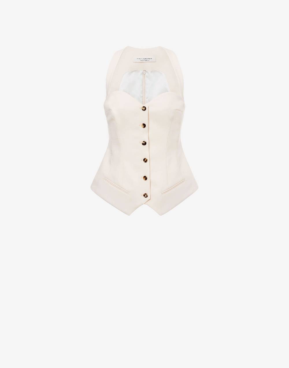 Philosophy Di Lorenzo Serafini Top in lana leggera stretch