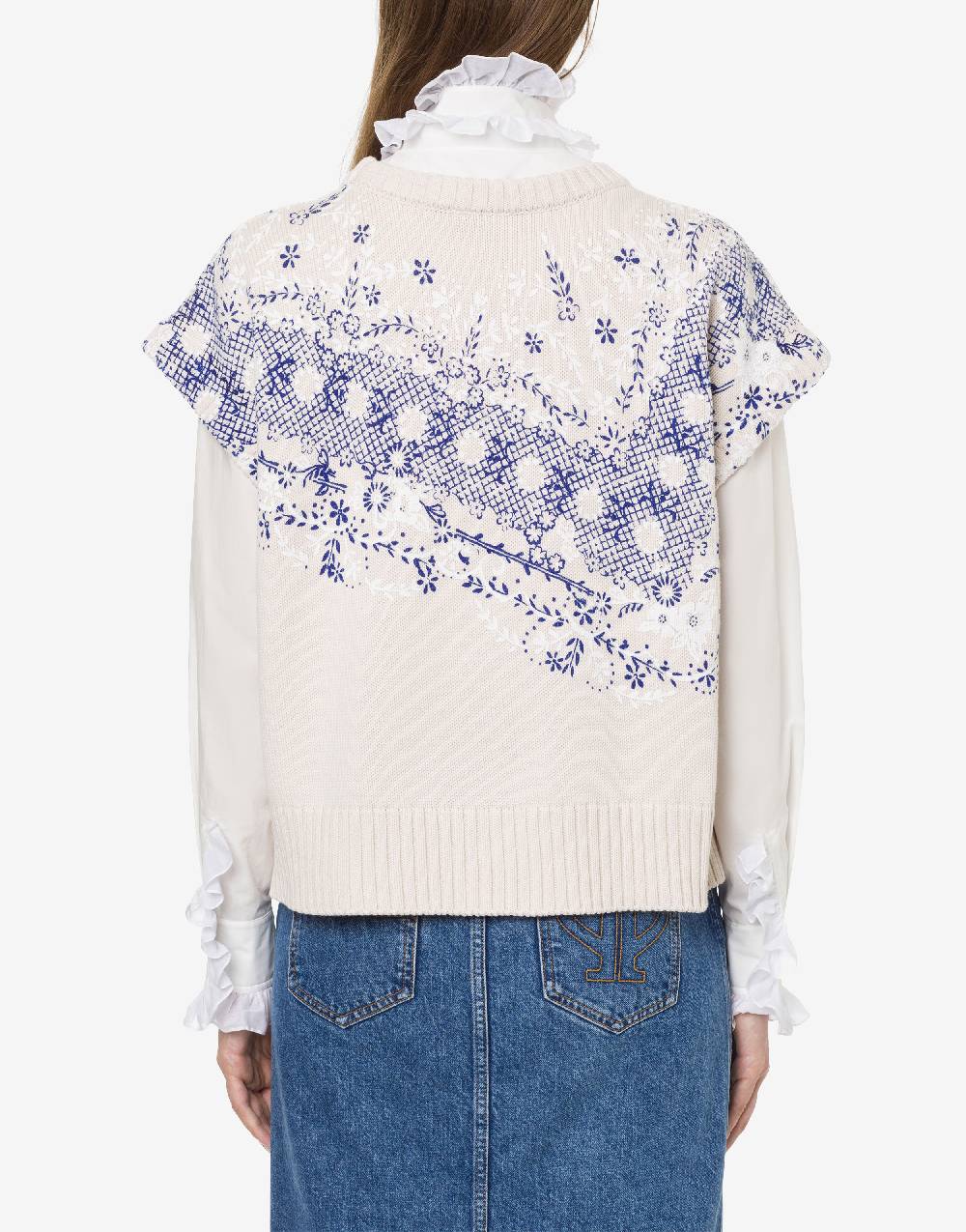 Philosophy Di Lorenzo Serafini Top In Maglia Con Stampa