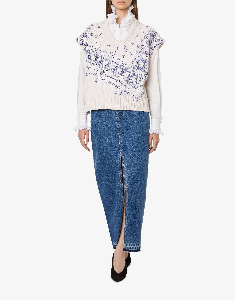 Philosophy Di Lorenzo Serafini Top In Maglia Con Stampa