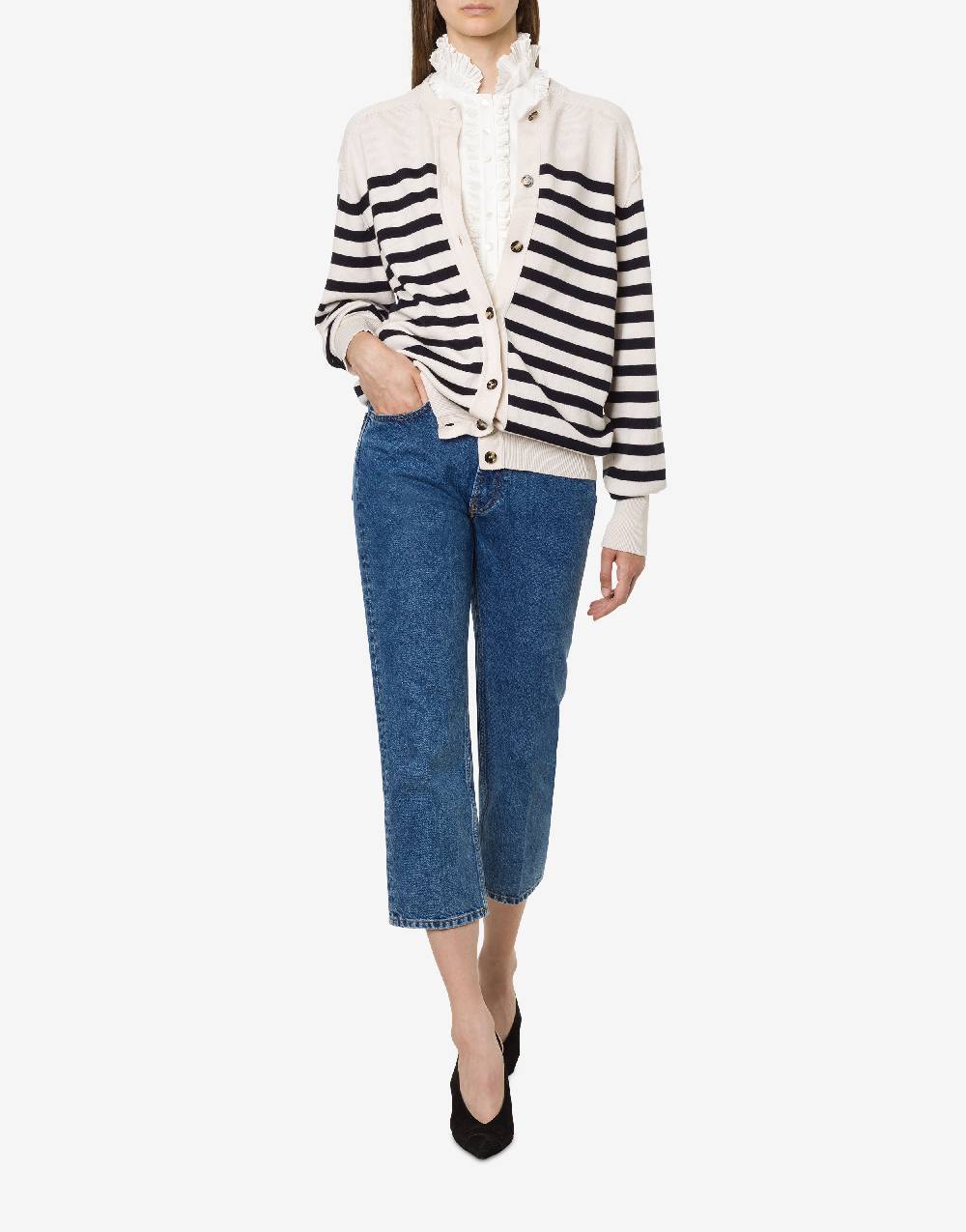 Philosophy Di Lorenzo Serafini Top In Popeline Con Plastron