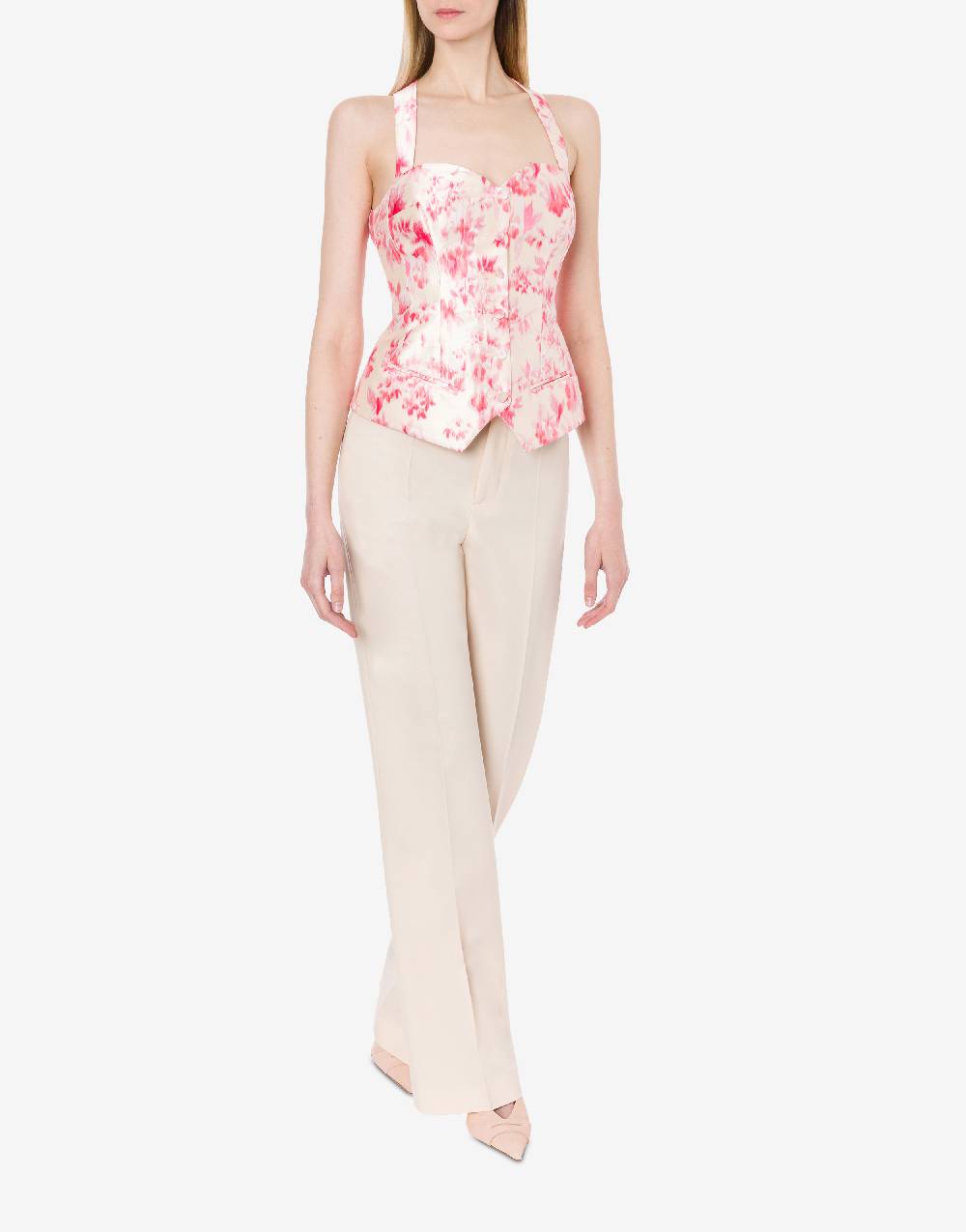 Philosophy Di Lorenzo Serafini Top In Radzmir Con Stampa Fiori