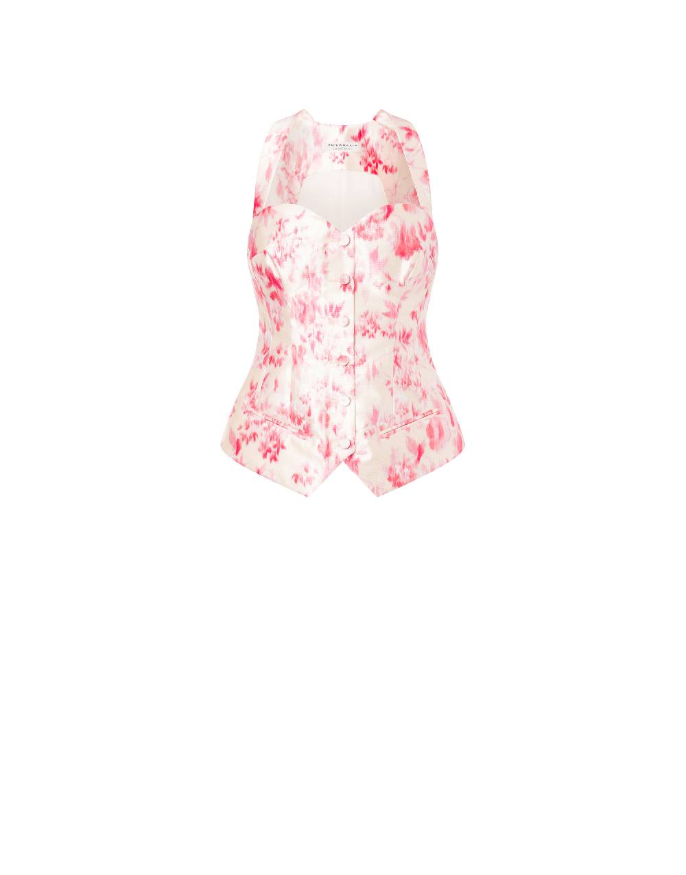 Philosophy Di Lorenzo Serafini Top In Radzmir Con Stampa Fiori