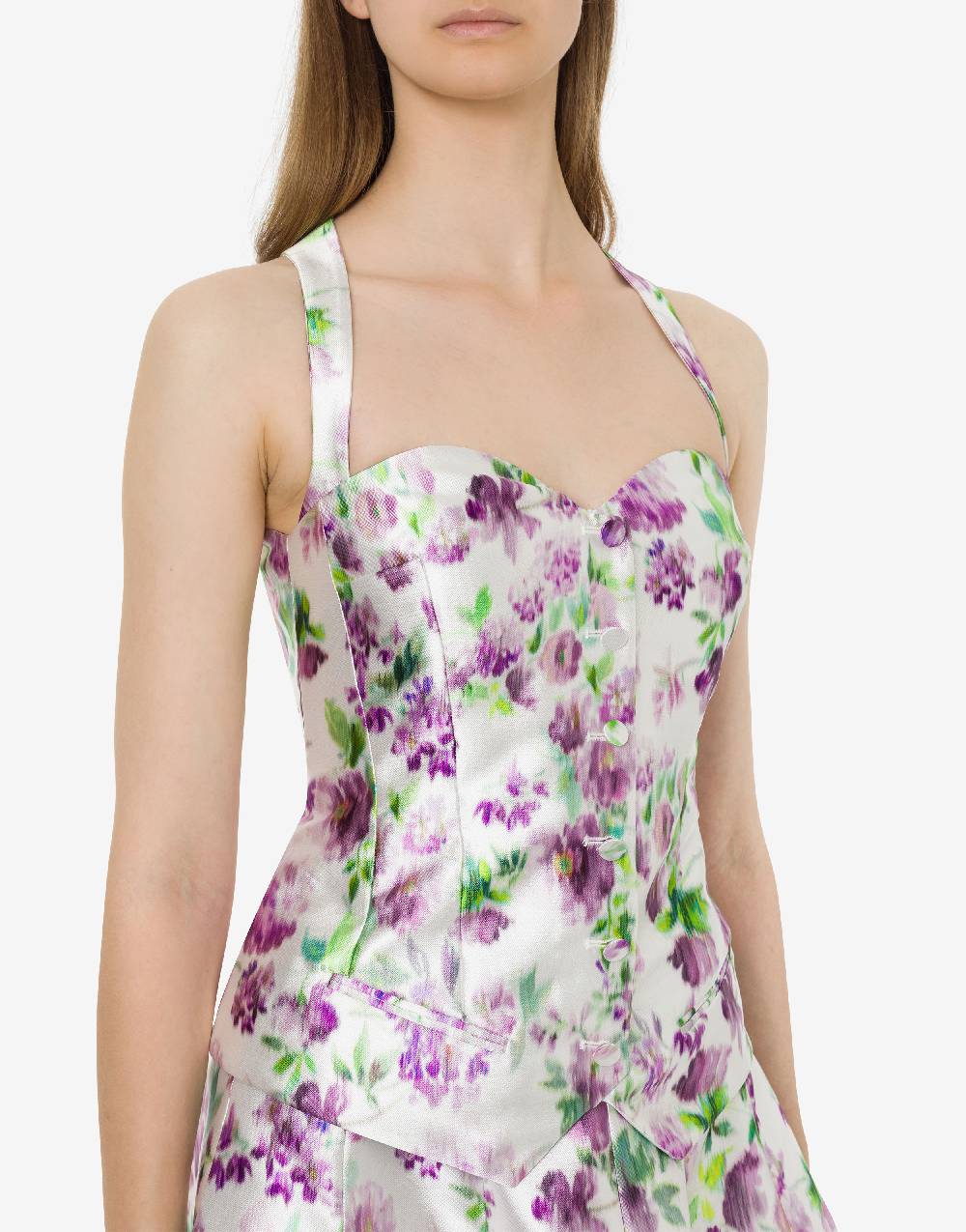 Philosophy Di Lorenzo Serafini Top In Radzmir Con Stampa Fiori