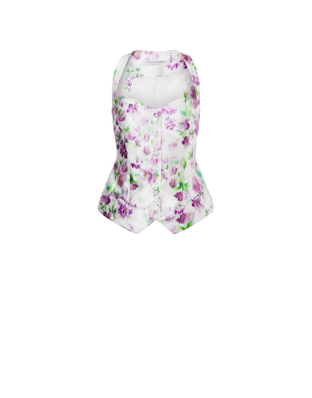 Philosophy Di Lorenzo Serafini Top In Radzmir Con Stampa Fiori