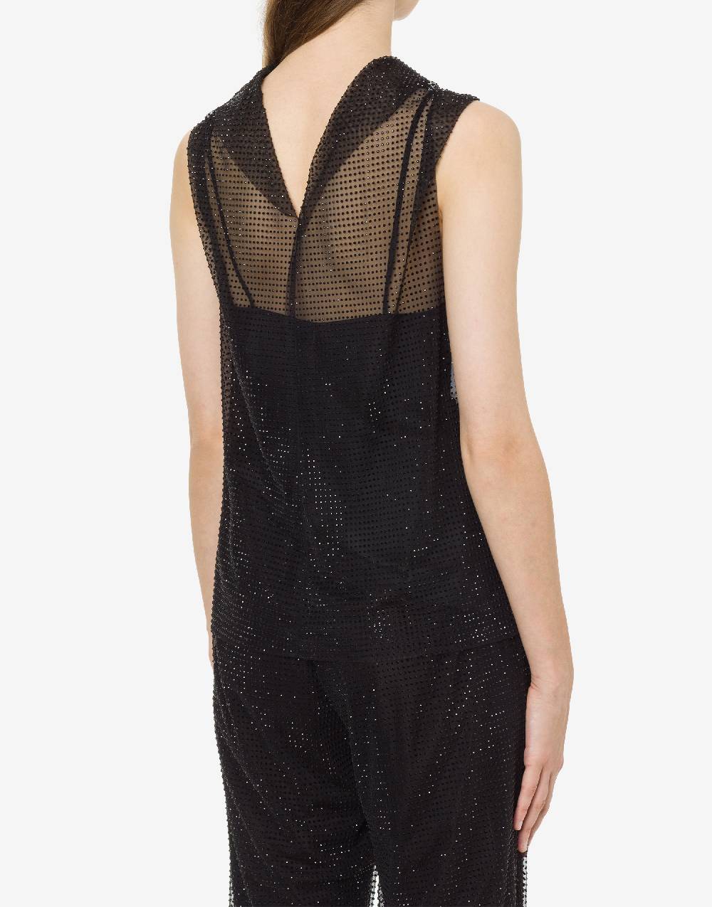 Philosophy Di Lorenzo Serafini Top In Tulle Con Strass