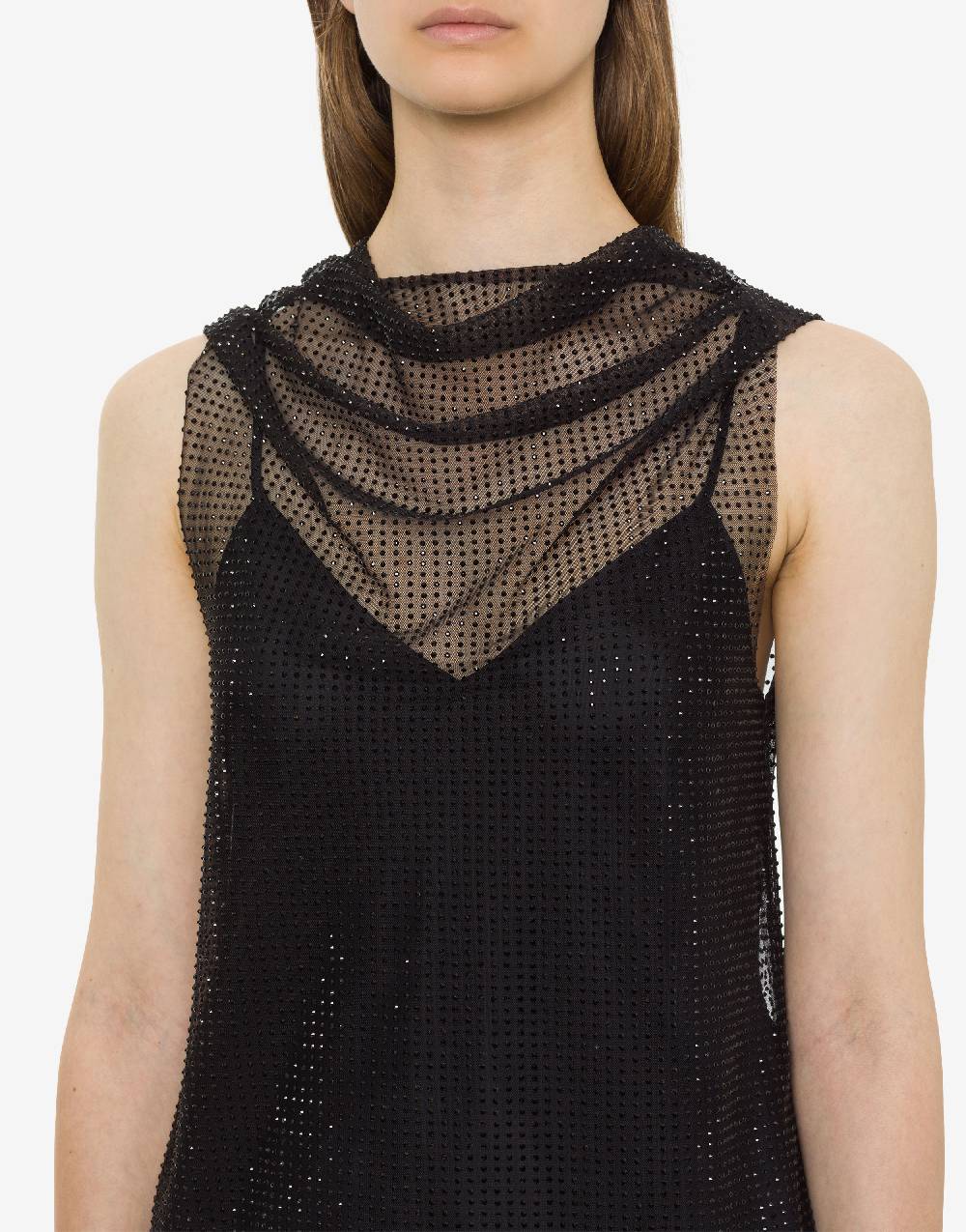 Philosophy Di Lorenzo Serafini Top In Tulle Con Strass