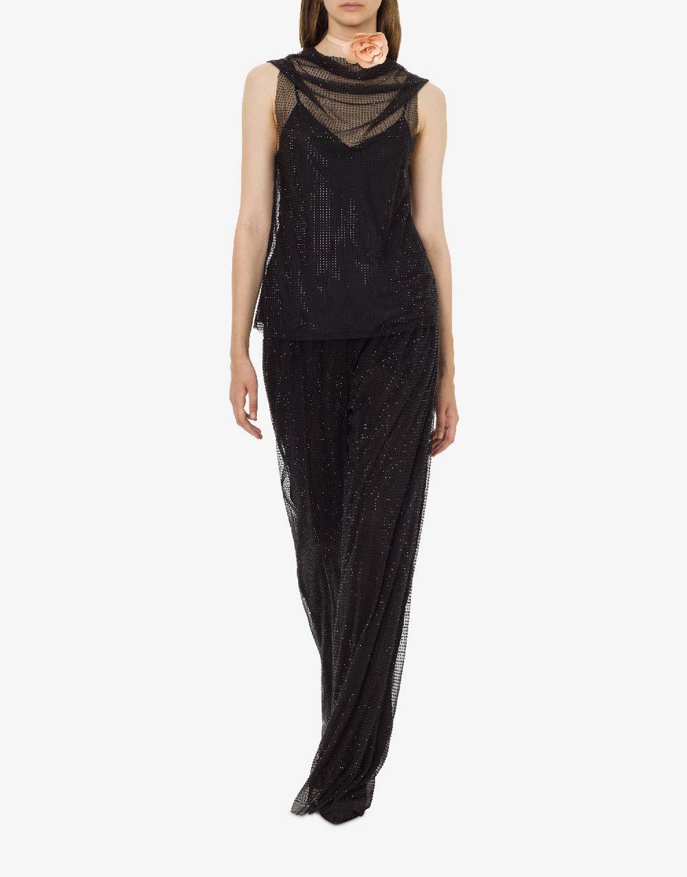 Philosophy Di Lorenzo Serafini Top In Tulle Con Strass