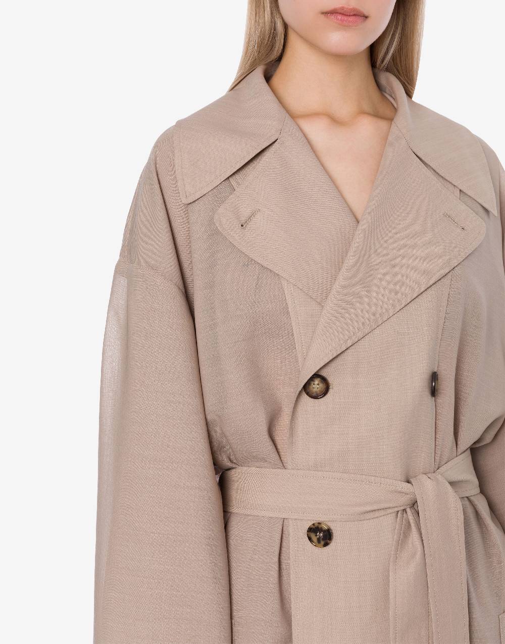 Philosophy Di Lorenzo Serafini Trench In Voile Di Lana