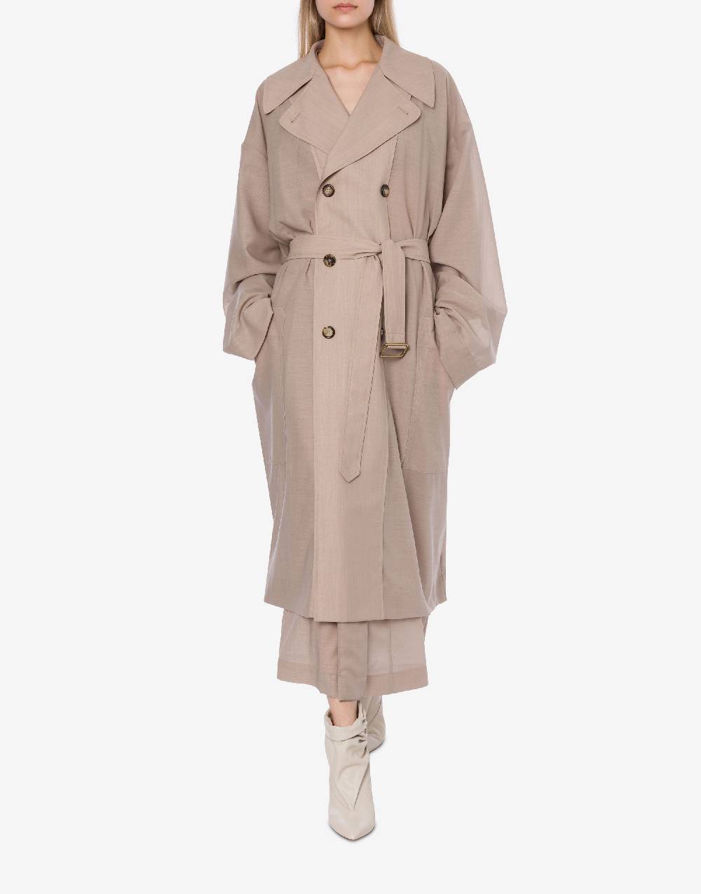 Philosophy Di Lorenzo Serafini Trench In Voile Di Lana
