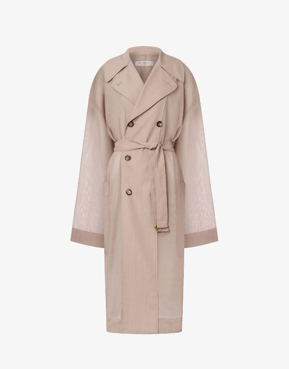 Philosophy Di Lorenzo Serafini Trench in voile di lana