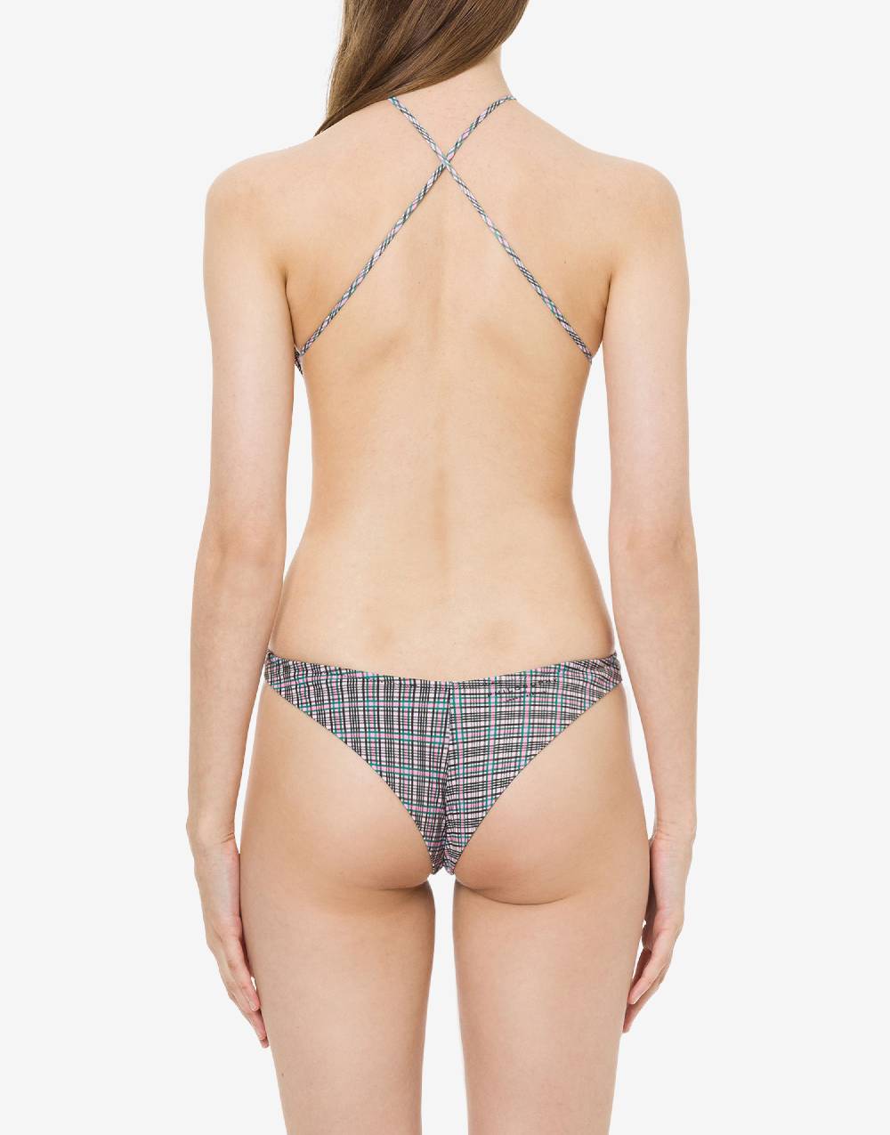 Philosophy Di Lorenzo Serafini Trikini Con Stampa Check