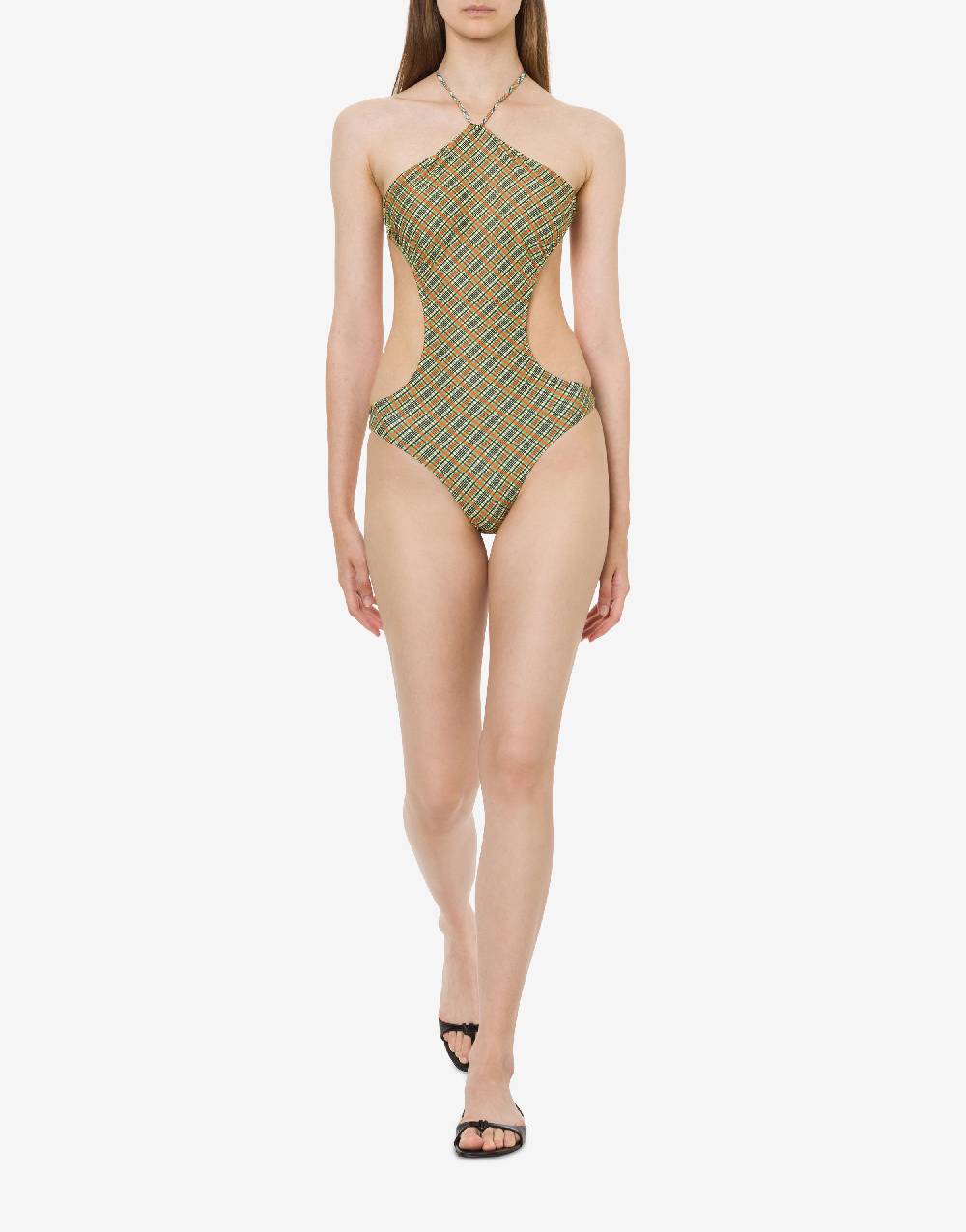 Philosophy Di Lorenzo Serafini Trikini Con Stampa Check