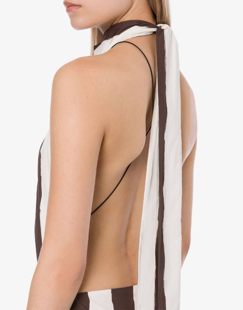 Philosophy Di Lorenzo Serafini Tuta Corta A Righe In Cotone Stretch