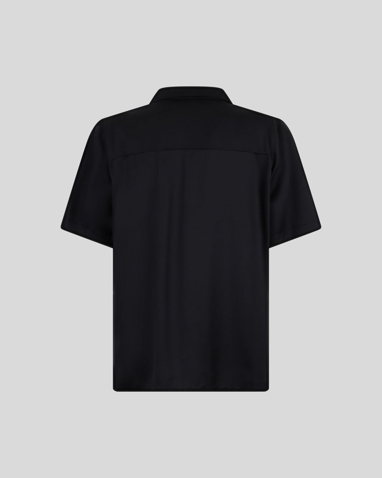 Phobia Archive CAMICIA NERA CON FULMINI LATERALI BIANCHI