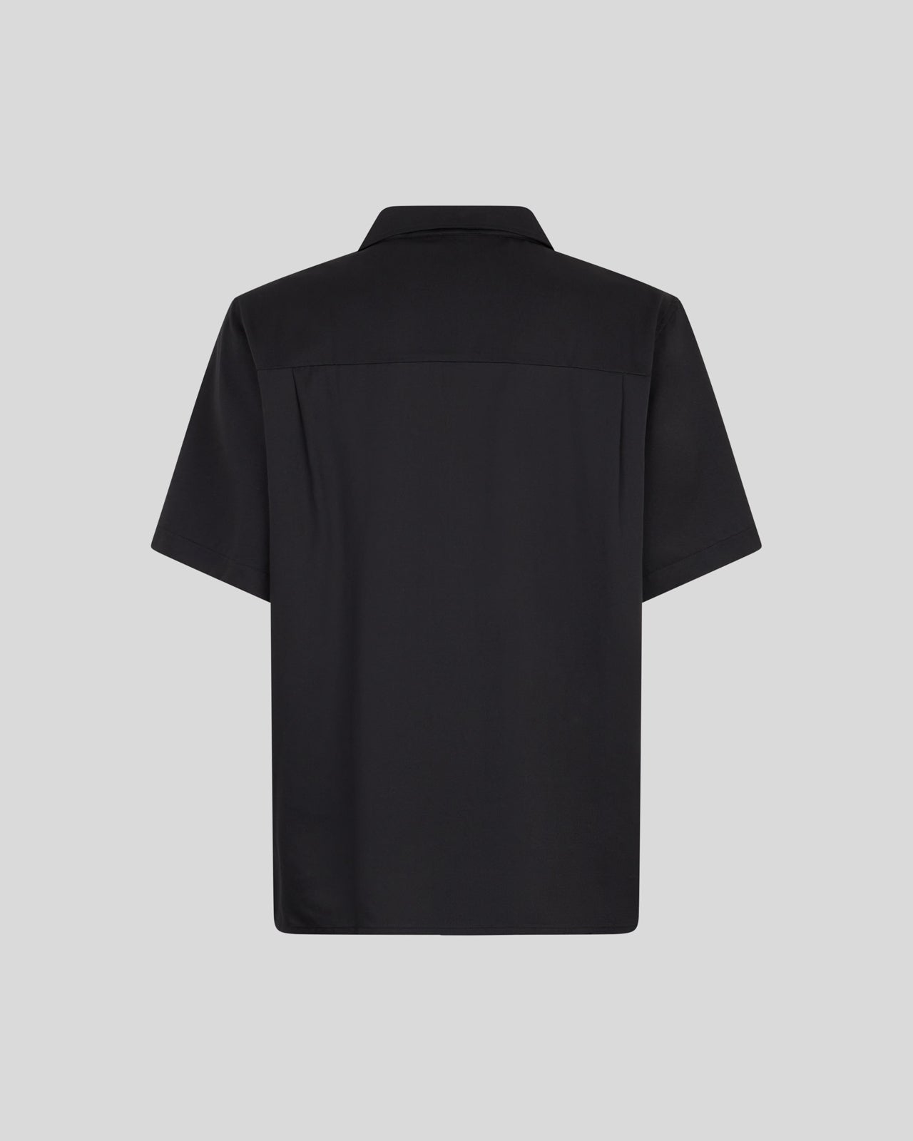 Phobia Archive CAMICIA NERA CON FULMINI LATERALI BLU