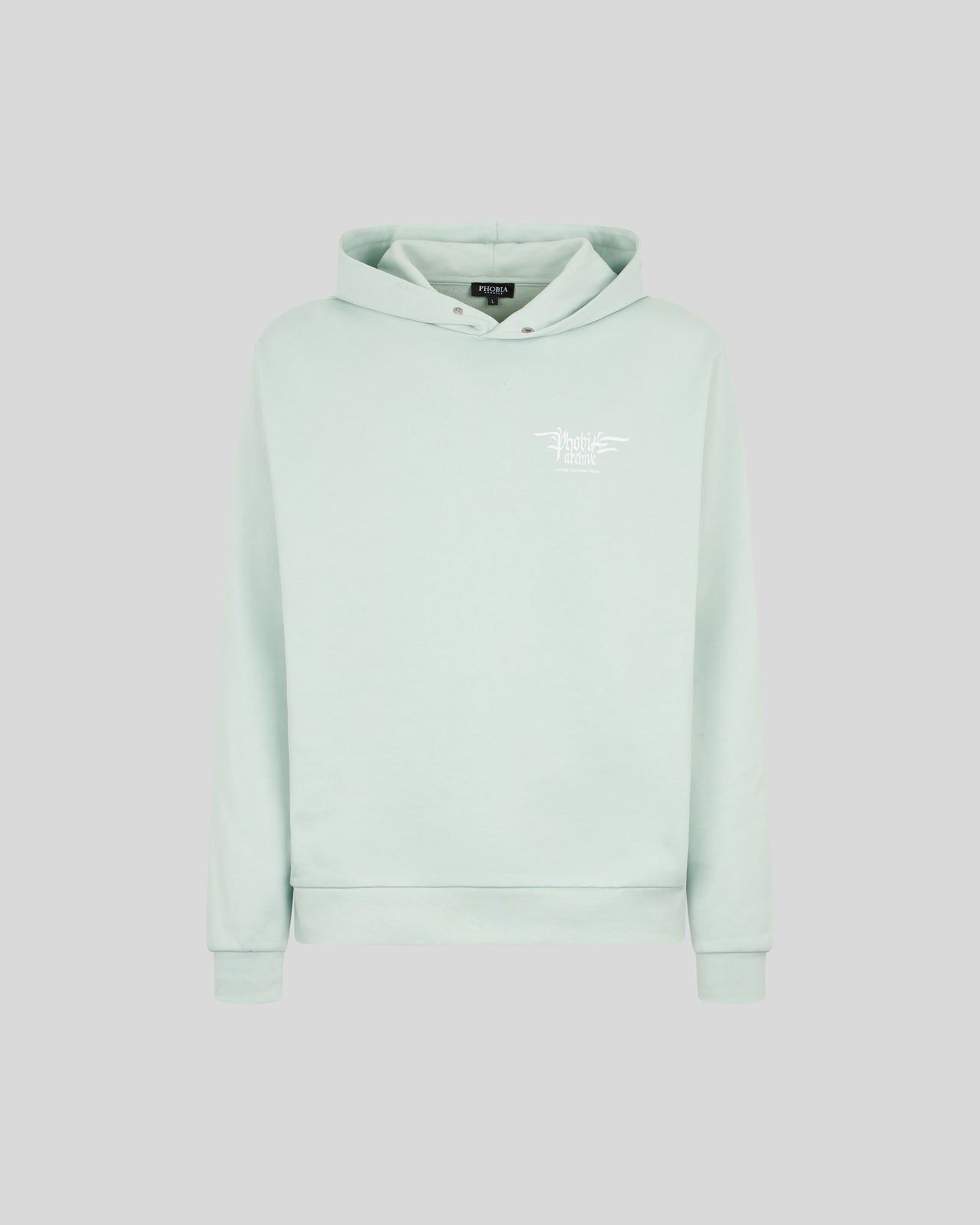 Phobia Archive FELPA AZZURRA CON GRAFICA FIERY COBRA GIALLA