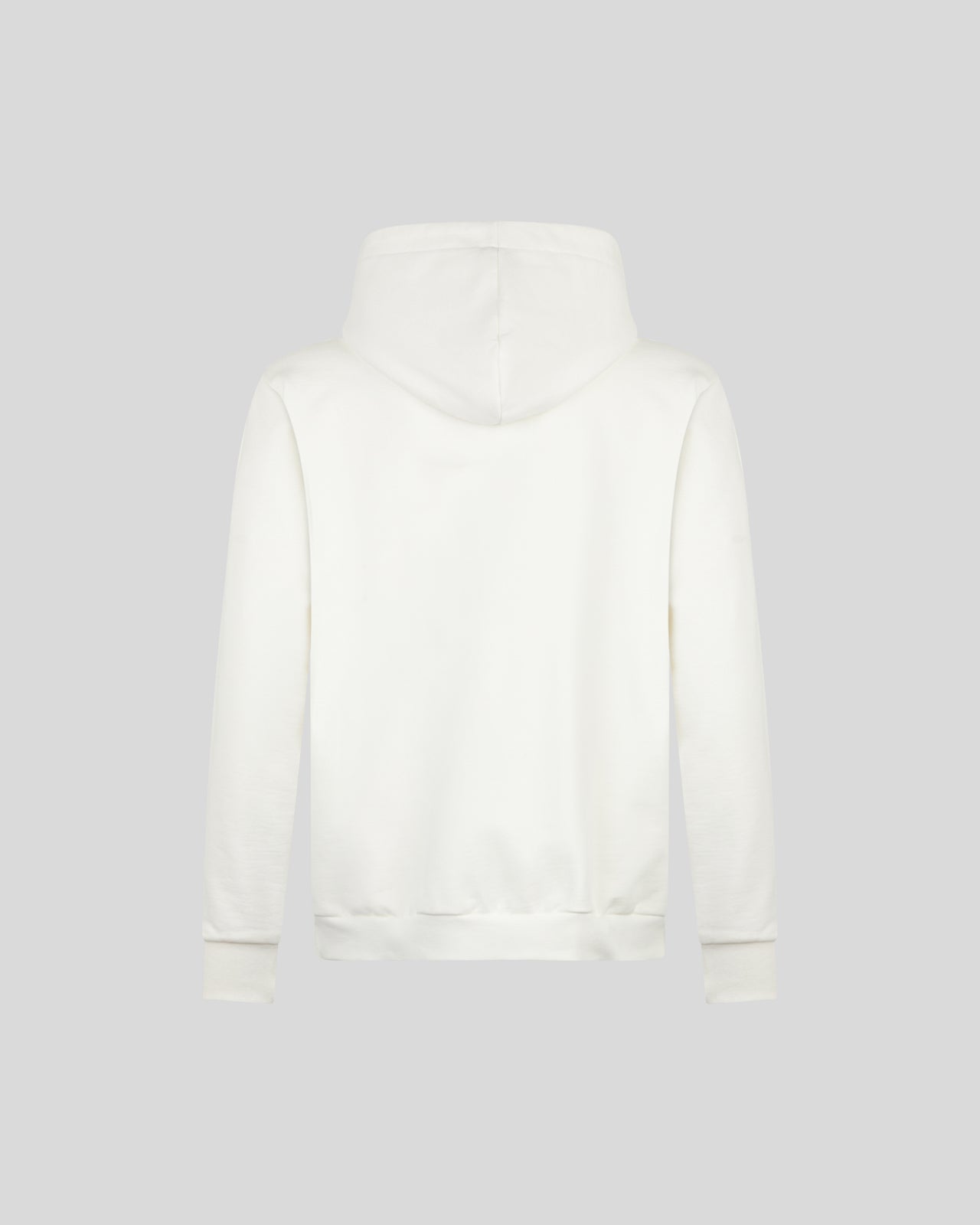 Phobia Archive FELPA CON CAPPUCCIO BIANCA CON LOGO GOTICO ED ETICHETTA METALLICA