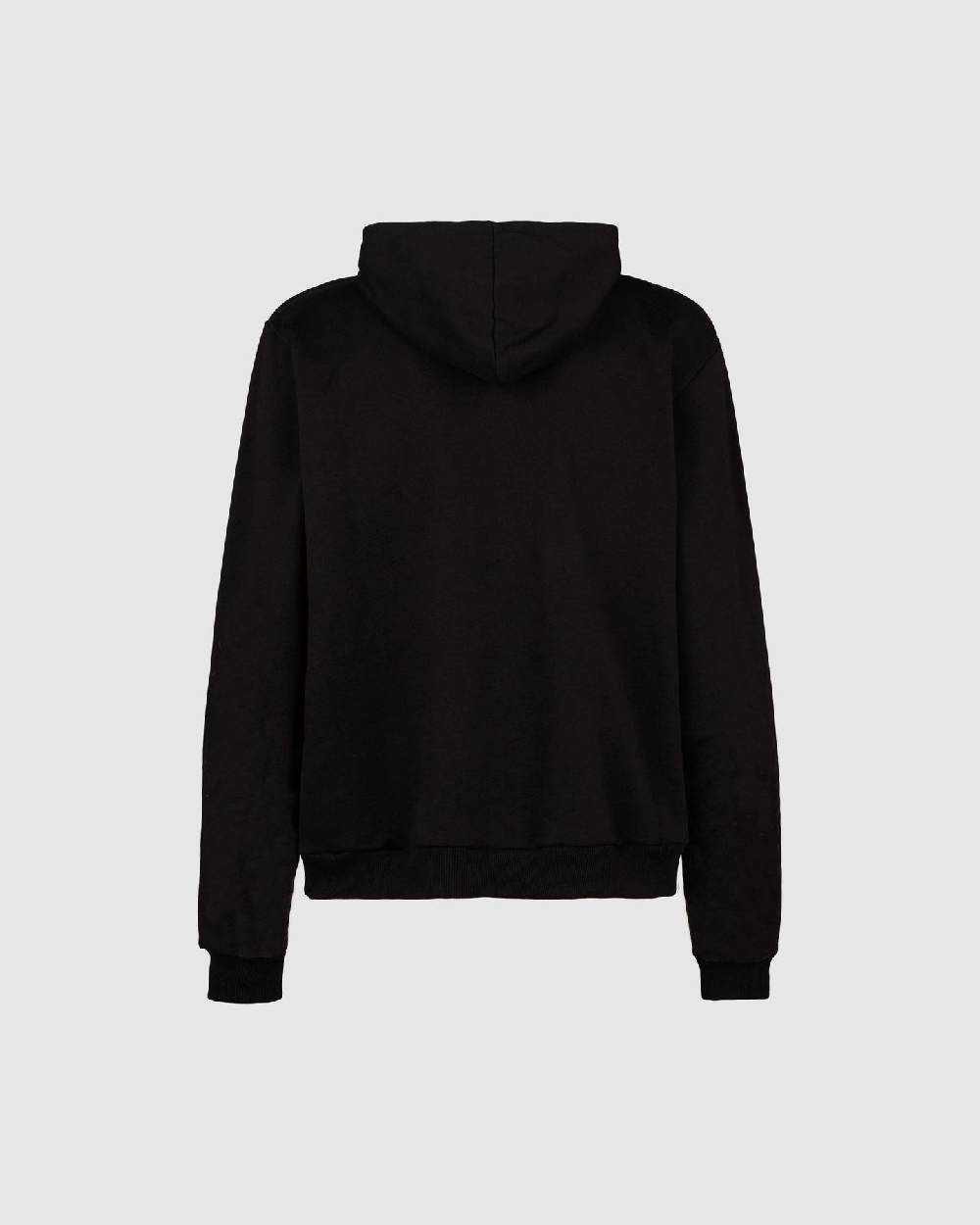 Phobia Archive FELPA CON CAPPUCCIO NERA CON FULMINI ROSSO GRIGIO ARANCIONI