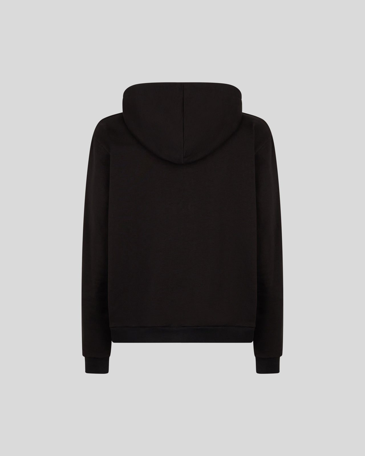 Phobia Archive FELPA CON ZIP NERA CON GOTIC LOGO RICAMATO